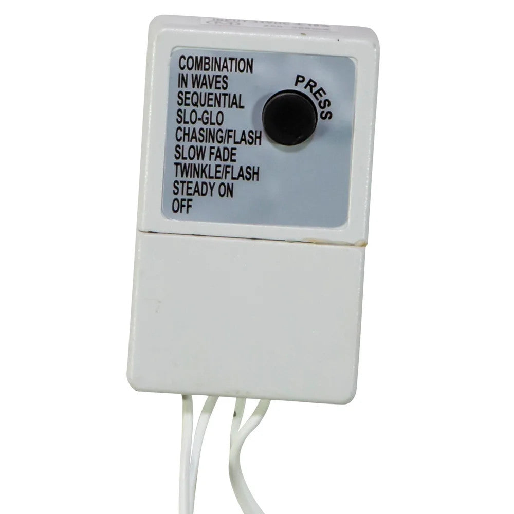 Kurt Adler 600-Light 49-Foot Warm White LED White Wire Rice Lights